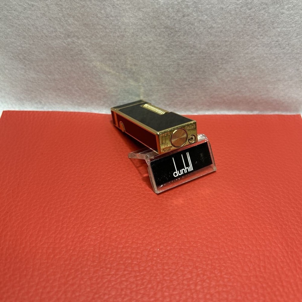 Overhauled Dunhill Rollagas lighter Black Gold without box