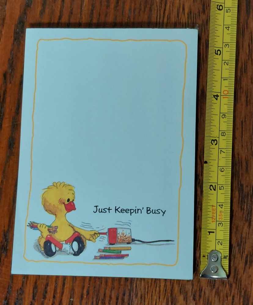 Suzy's Zoo Notepad Notebook 5.5" X 4"