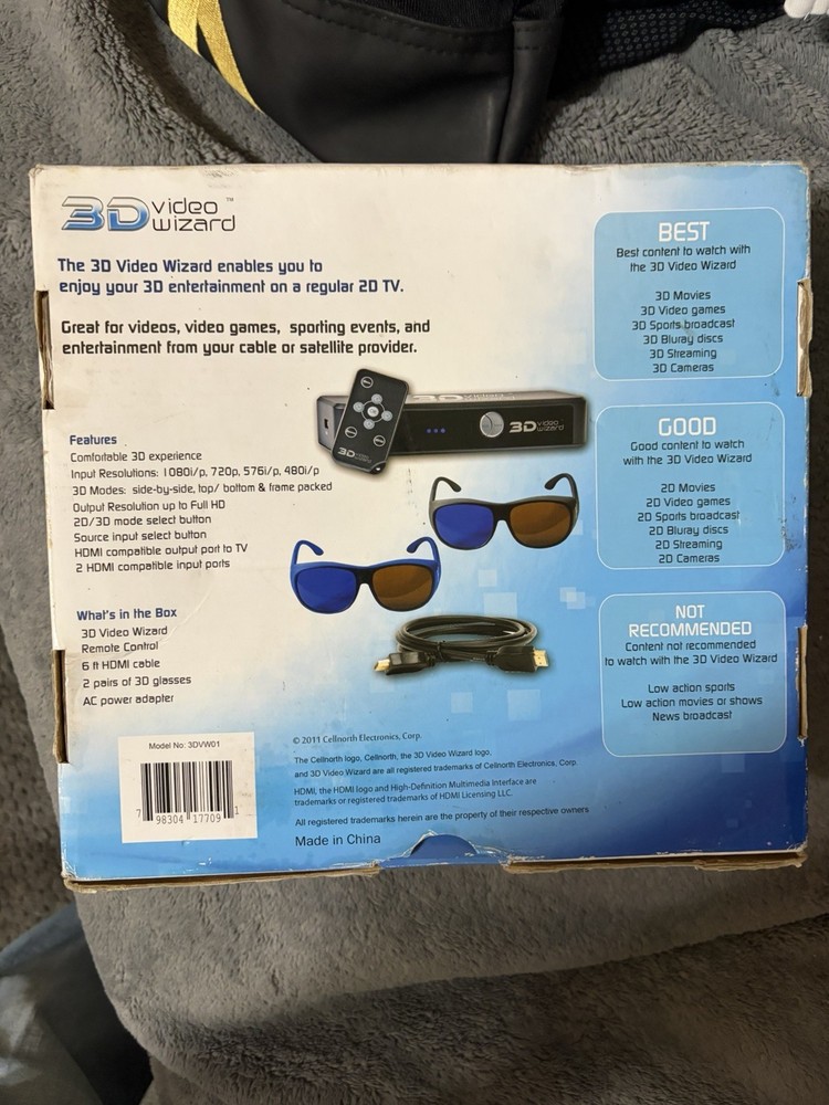 3D Wizard 3D WIZARD CONSOLE WITH 2 PACK 3D