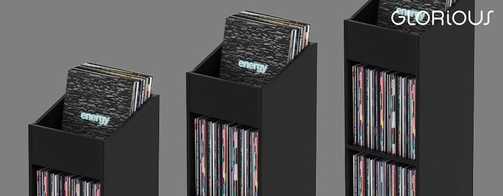 Glorious Record Rack 330, Black