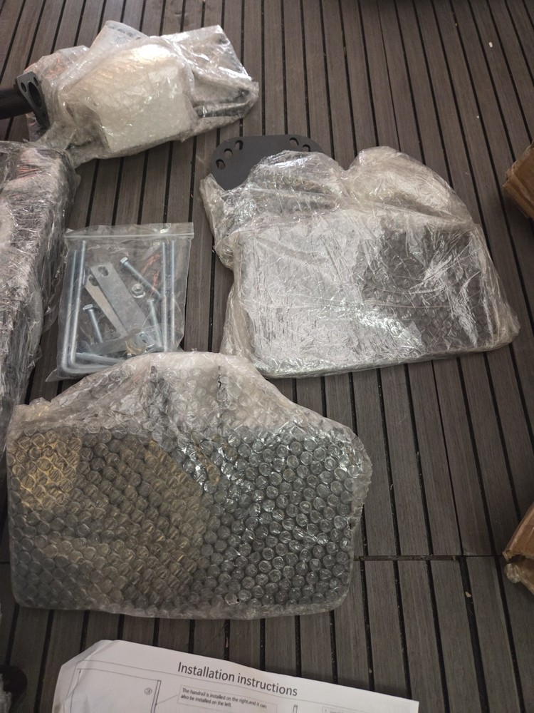 Boat Trailer Steps Heavy Duty High Capacity with Safety Handle