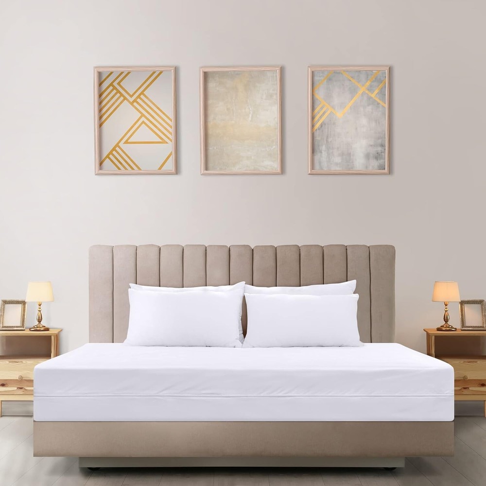 Utopia King 15" Deep Zippered Mattress Encasement Waterproof, Bed Bug Proof