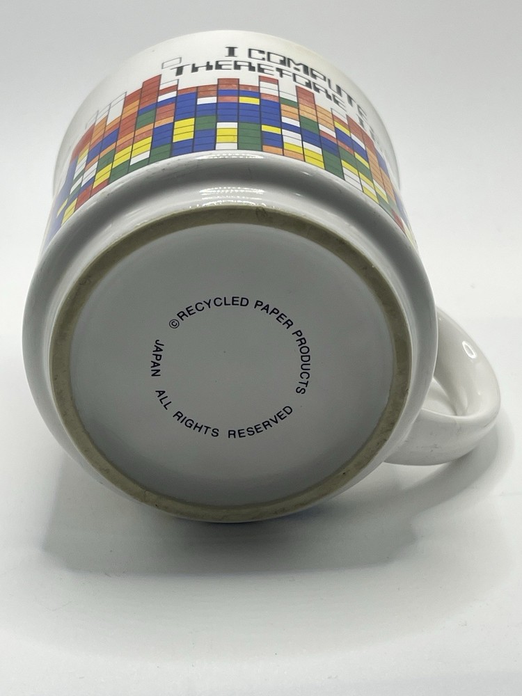 Vintage IBM I Compute Therefore IBM Mug