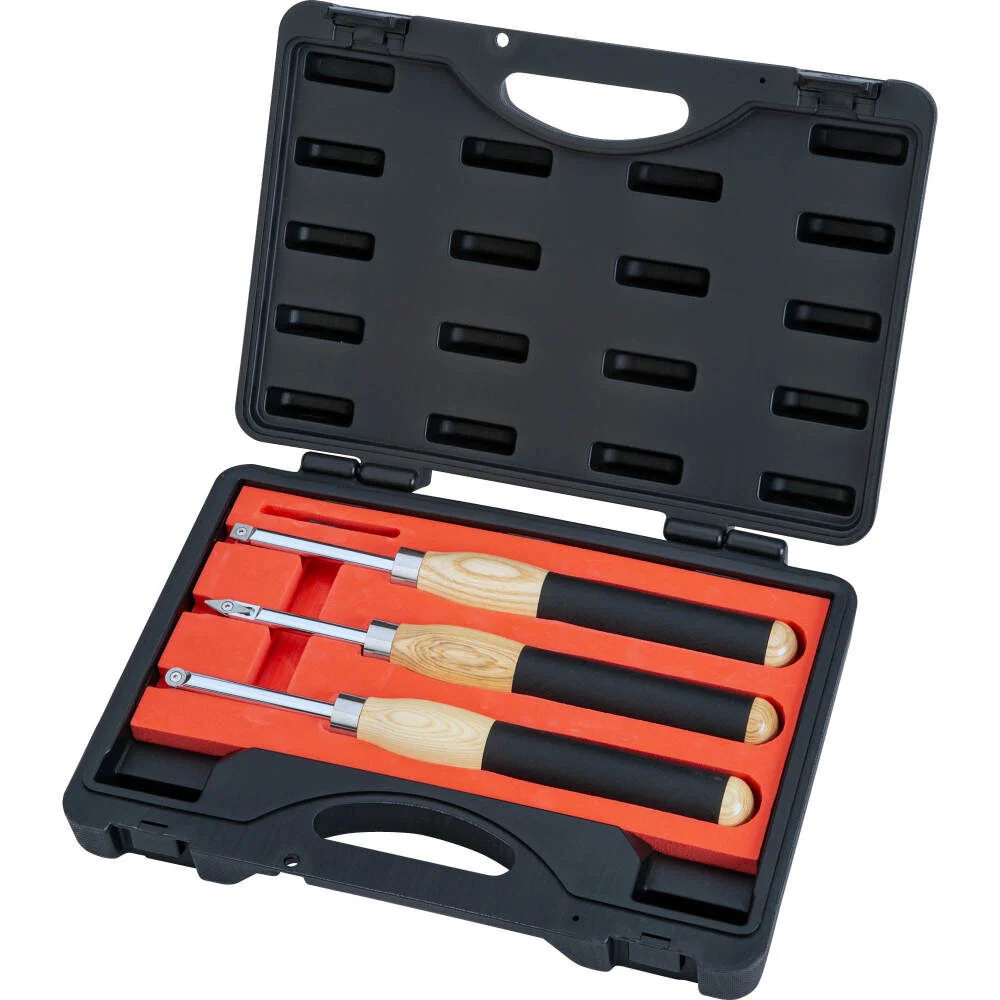 Shop Fox Carbide-Tipped Mini Turning Tool, 3 Piece Set