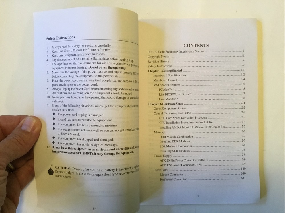 KM2M Combo Series AMD Athlon Qick User’s Guide