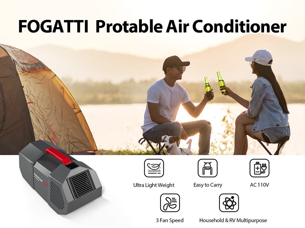 Portable Air Conditioner Tent AC Unit for Outdoor Camping Tent RV 2218 BTU