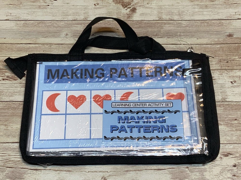 Learning Center Activity Set - Making Patterns - Clothespin Learning Center