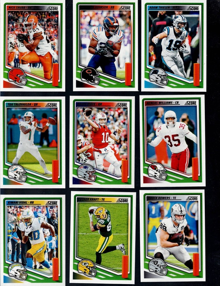 2025 SCORE Football - complete your set 1-250