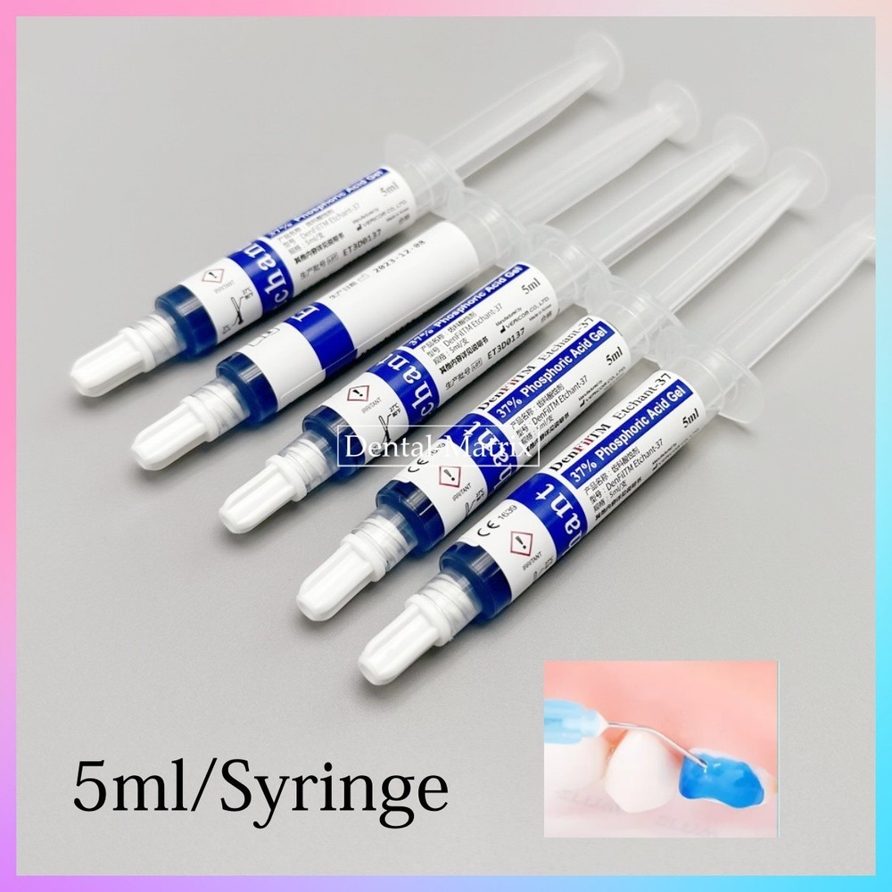 37% Phospharic Dental Acid Etch Etching Gel Etchant for Enamel Bonding With Tips