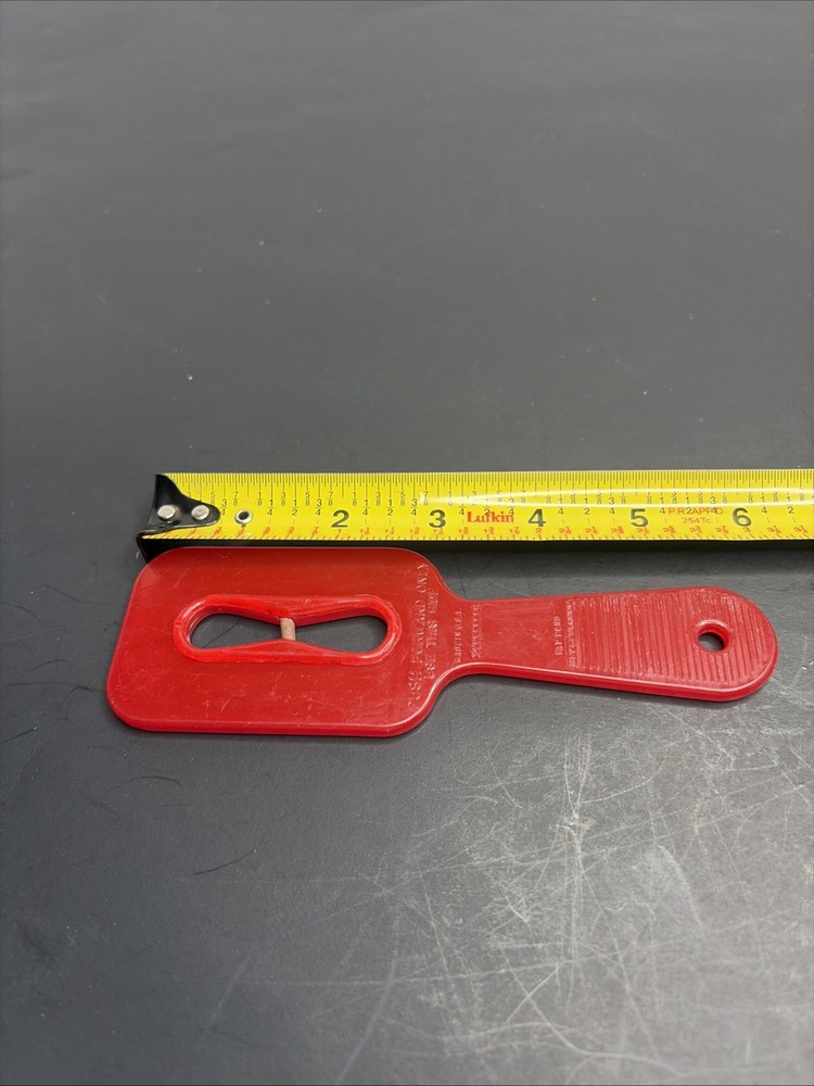 Vintage Red Handheld Scissors Sharpener 6” Tungsten Blade
