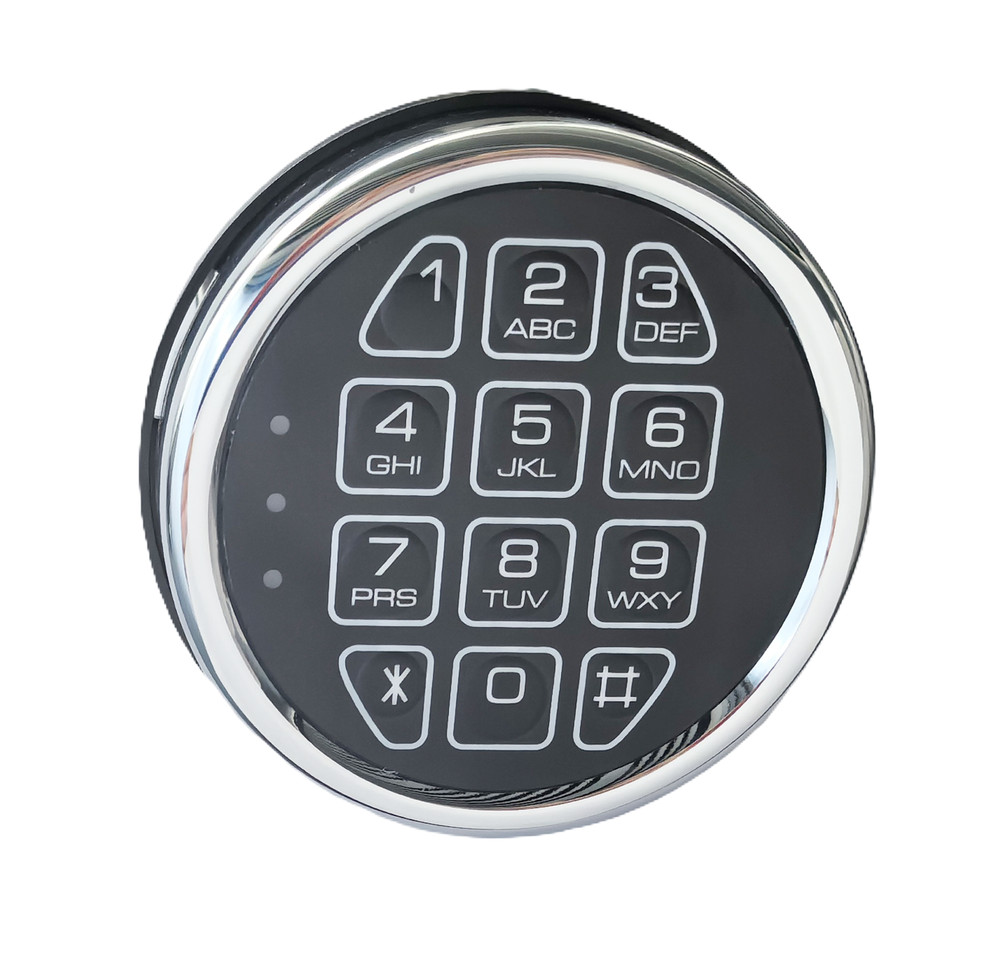 Gun Safe Lock Replacement Chrome Keypad Electronic Swingbolt Lock Home Safe Box