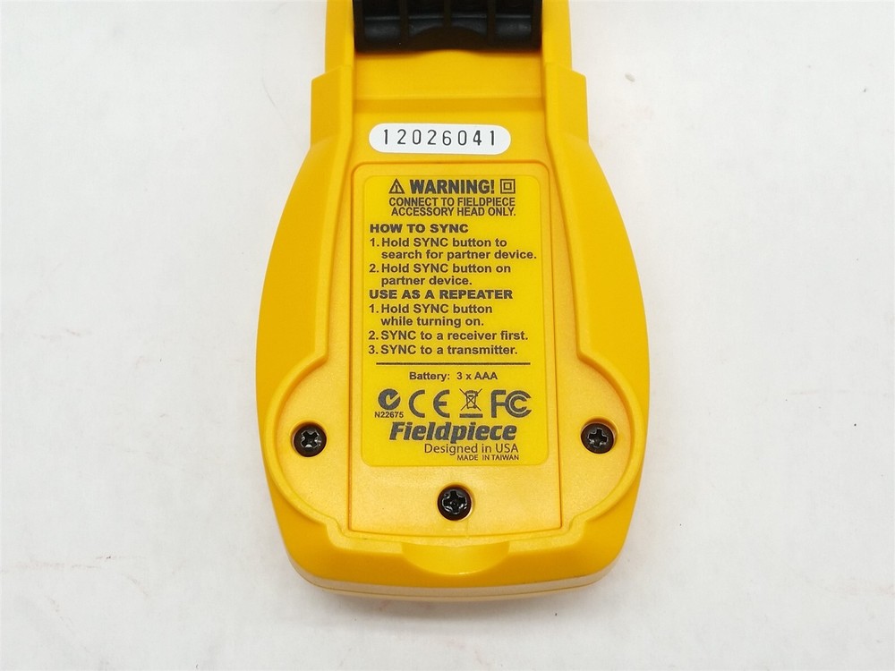 FIELDPIECE LT17AW HVAC HVACR WIRELESS MULTIMETER+TRANSMITTER EH4W ET2W LOT 3