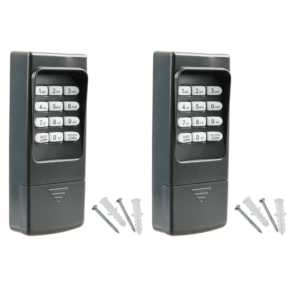2 Keyless Entry Garage Door Openers for Linear Multi-Code Pad 420001