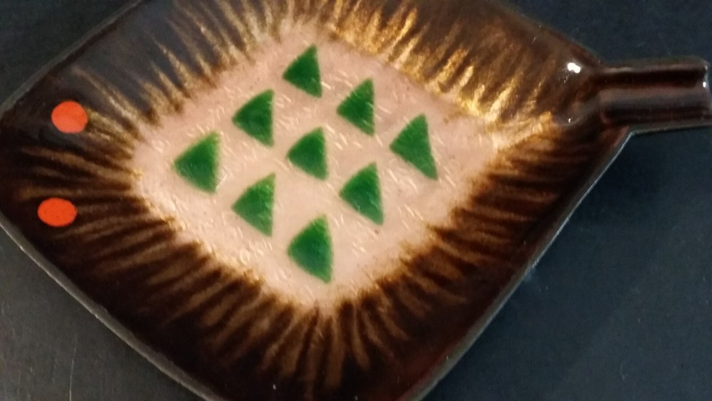 Enamel on Copper small ashtray