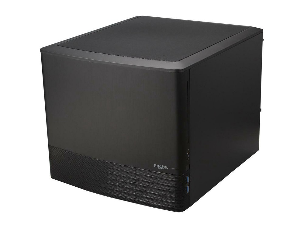 Fractal Design Node 804 Black Window Aluminum Steel Micro ATX Cube Computer Case