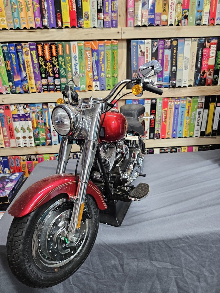 Harley Fat Boy Full Function 9.6V Radio Controlled Motorcycle New Bright Large