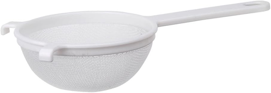 HIC Kitchen Double-Ear Fine Mesh 5.5-Inch, White