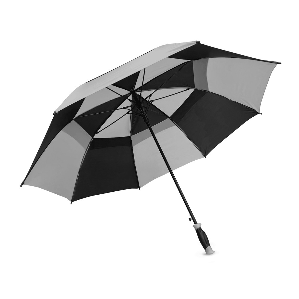 Double Canopy Golf Umbrella Auto Open Windproof Water Resistant Ergonomic Handle