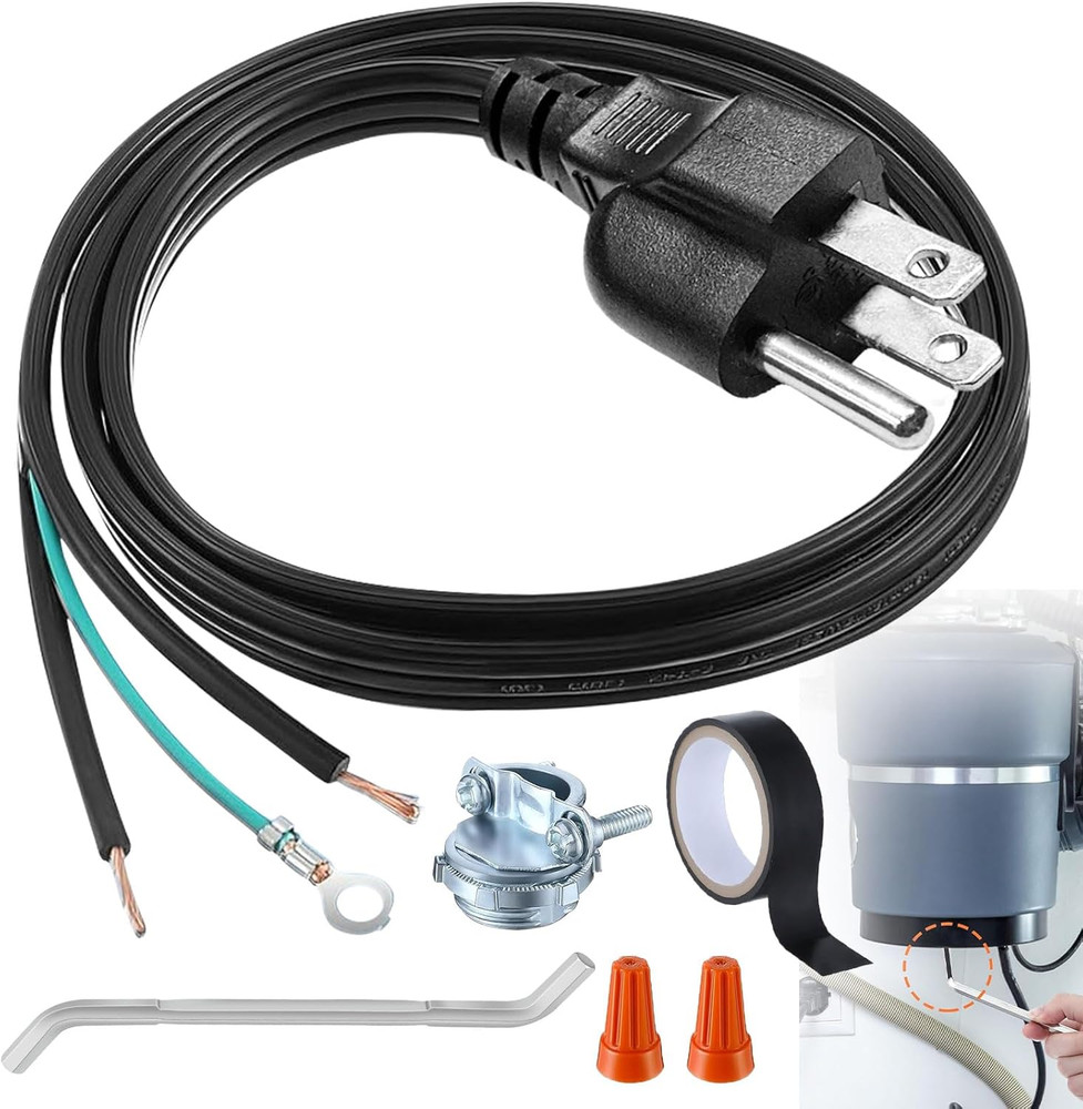 CRD-00 Power Cord Kit for Insinkerator Garbage Disposal | for Insinkerator Power