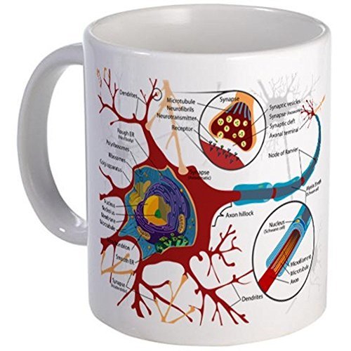11oz mug Neuron cell - Printed Ceramic Coffee Tea Cup Gift
