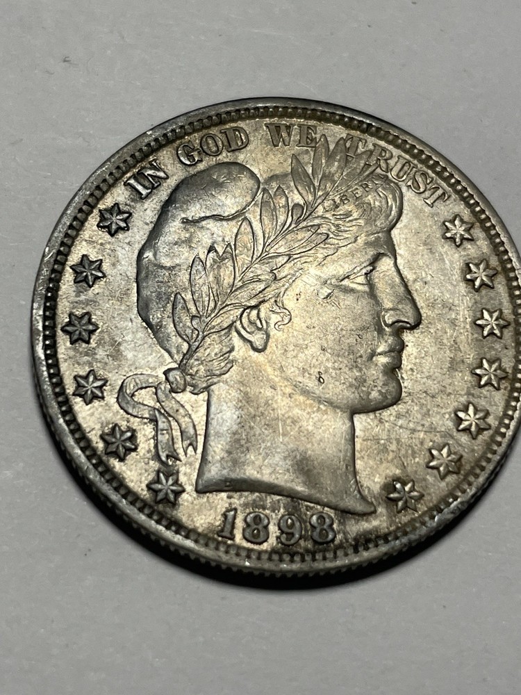1898 P Barber Half Dollar,