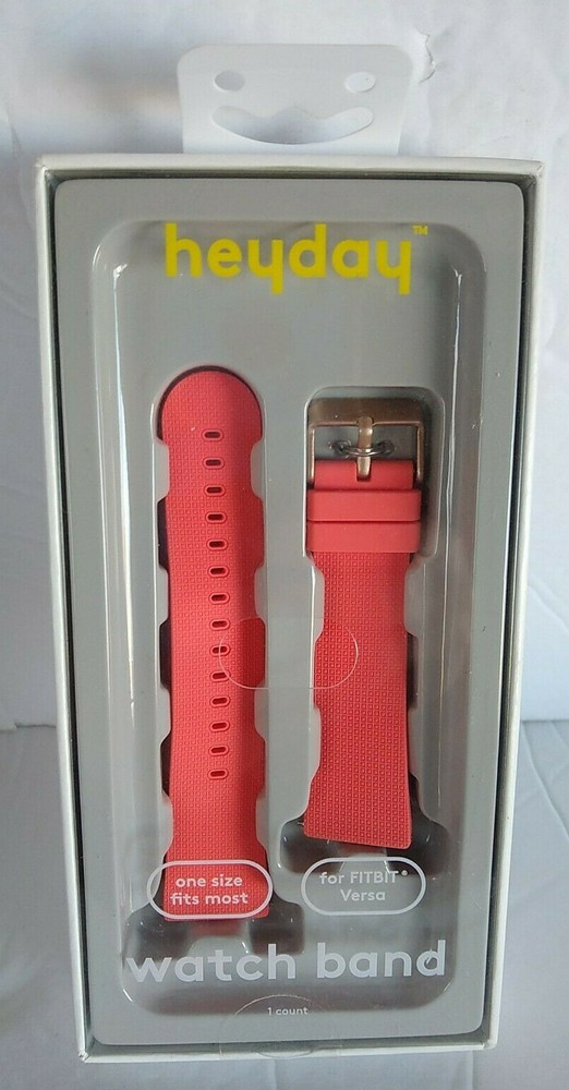 Heyday FITBIT Versa Silicone Watch Band Orange