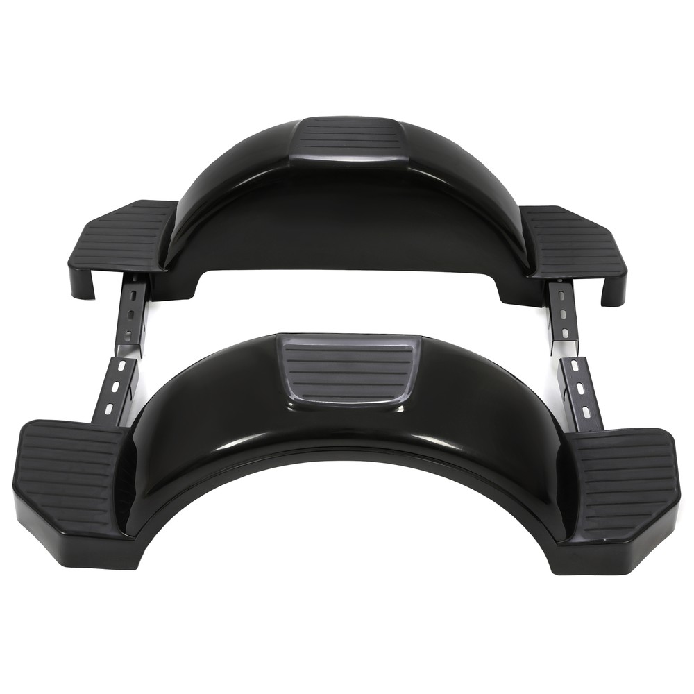 SET OF 2 (TWO) SINGLE AXLE TRAILER FENDERS FOR 13" WHEELS TIRES SKIRT BOAT