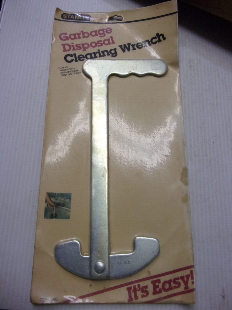 STANLEY Garbage Disposer Clearing Unjamming Wrench TOOL NEW