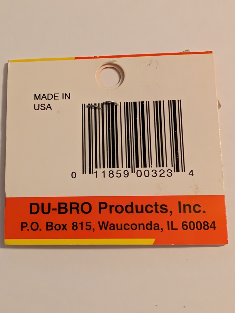 DuBro #4 Flat Washer (8) [DUB323]