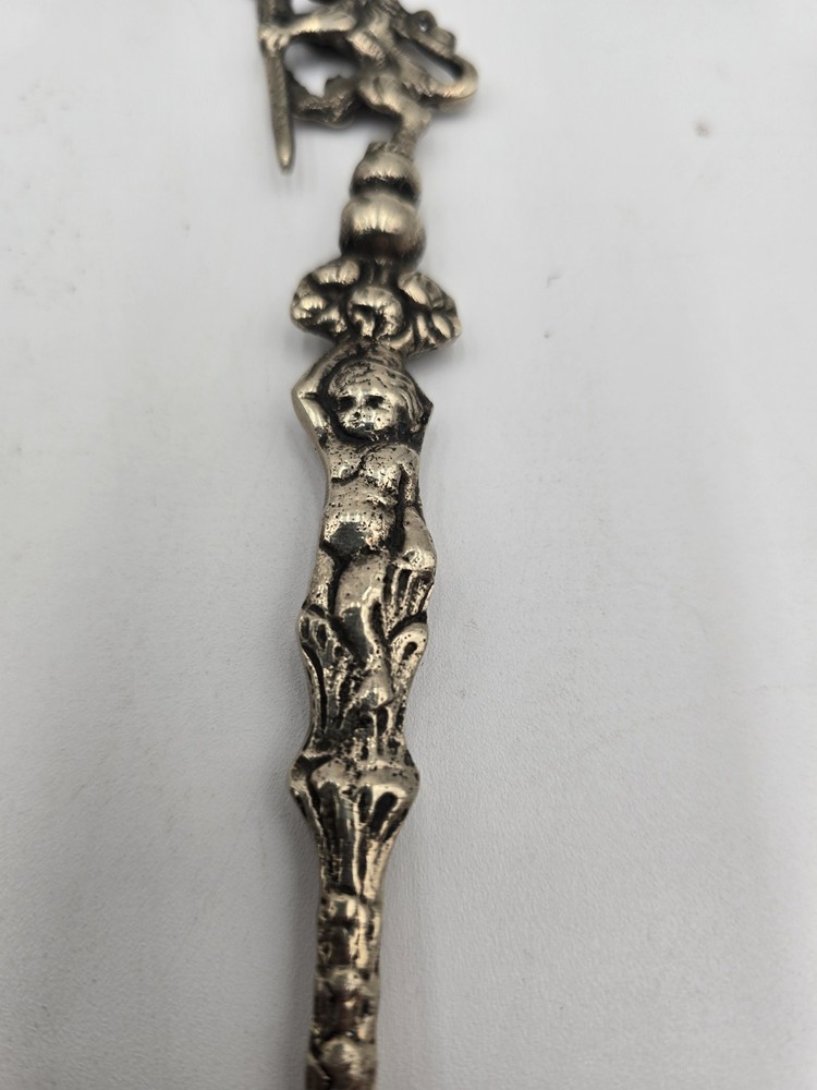 2 PC Italy Italian Cherub Serving Utensils Spoon and Fork