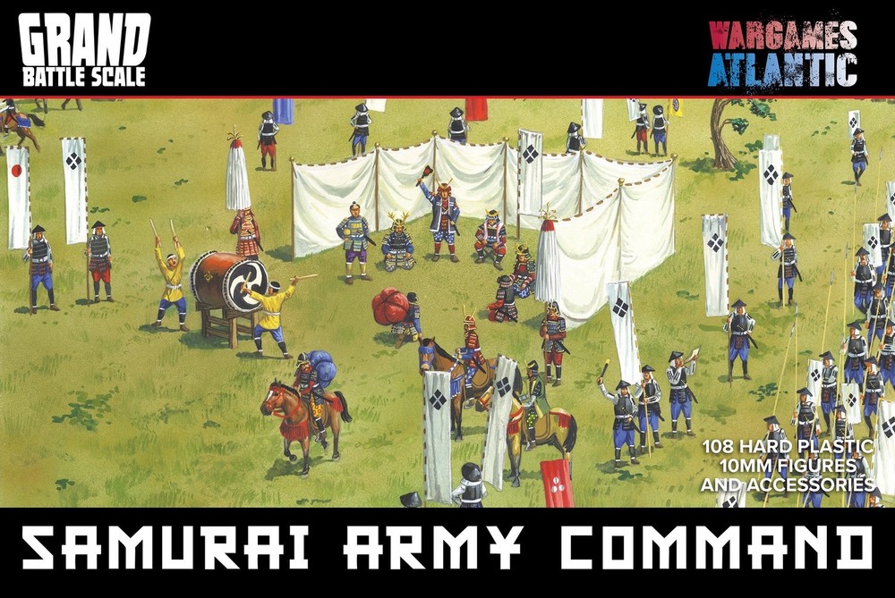 Grand Battle Scale (10mm): Samurai Army Command by Wargames Atlantic