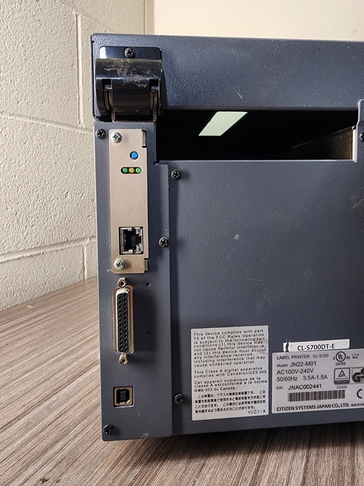 Citizen CL-S700 Industrial Thermal Barcode Label Printer