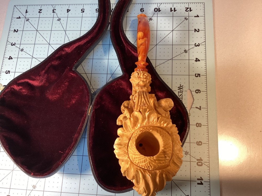 Sadik Yanik Grim Reaper Meerschaum Pipe