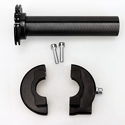 Motorcycle Throttle Assembly,High Sensitivity Short Stroke Light Control Black