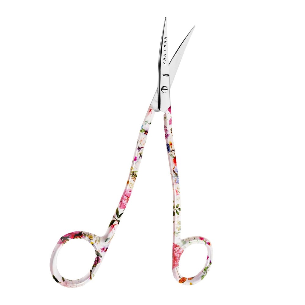 Applique Long Thin Needlepoint Blade 6.1 Inch - Double Bent Curved Offset Han...
