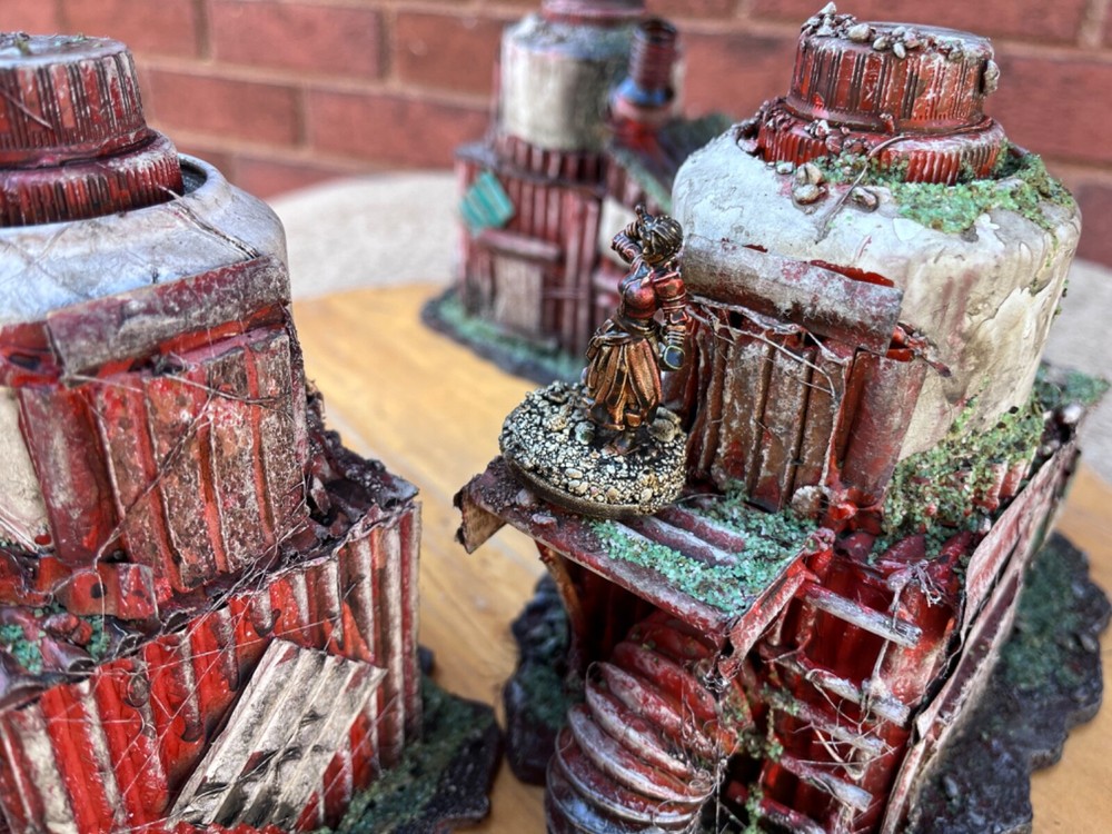 Sci-Fi Terrain pieces .24 – Tabletop Gaming scratch built.
