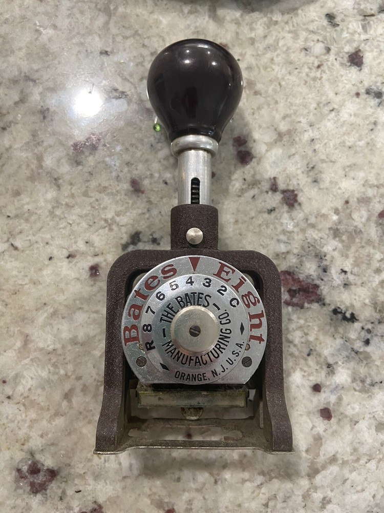 Vintage Nate’s Standard Movement Numbering Machine