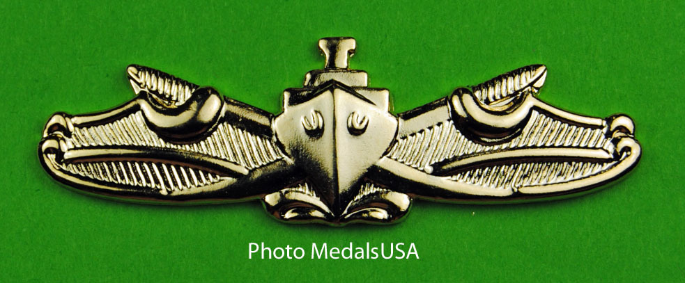 NAVY Surface Warfare Badge gold