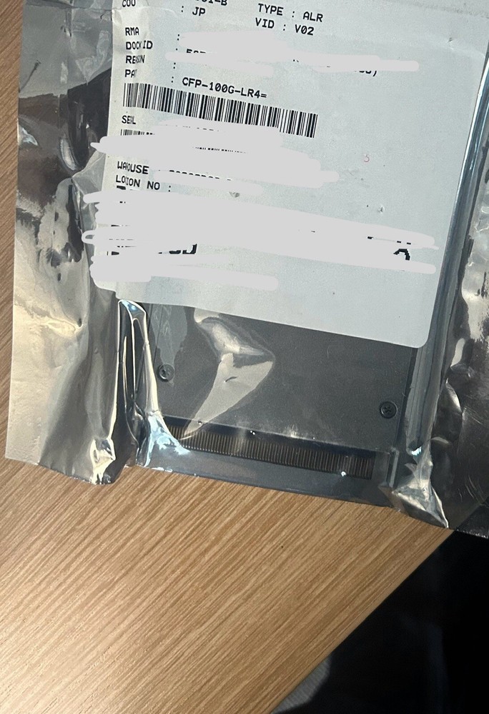 Genuine Cisco CFP-100G-LR4 Module - New