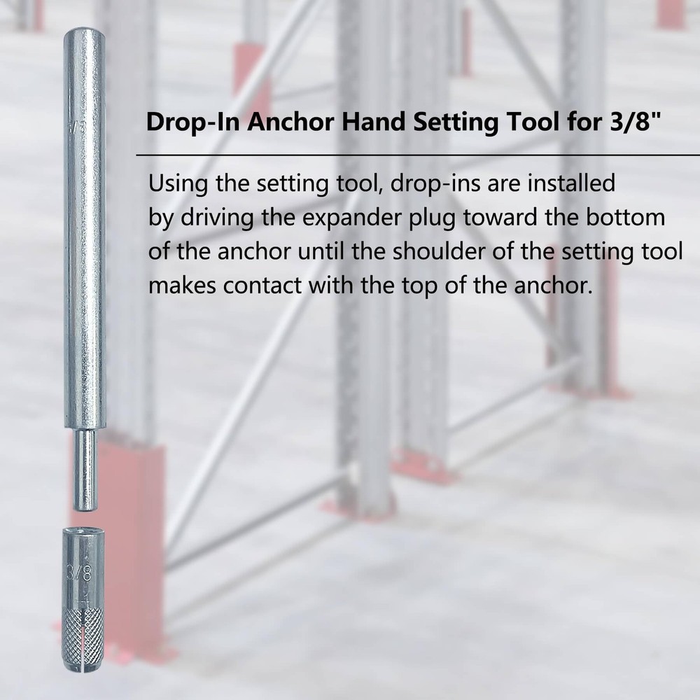 Drop-in Anchor Hand Setting Tool for 3/8"