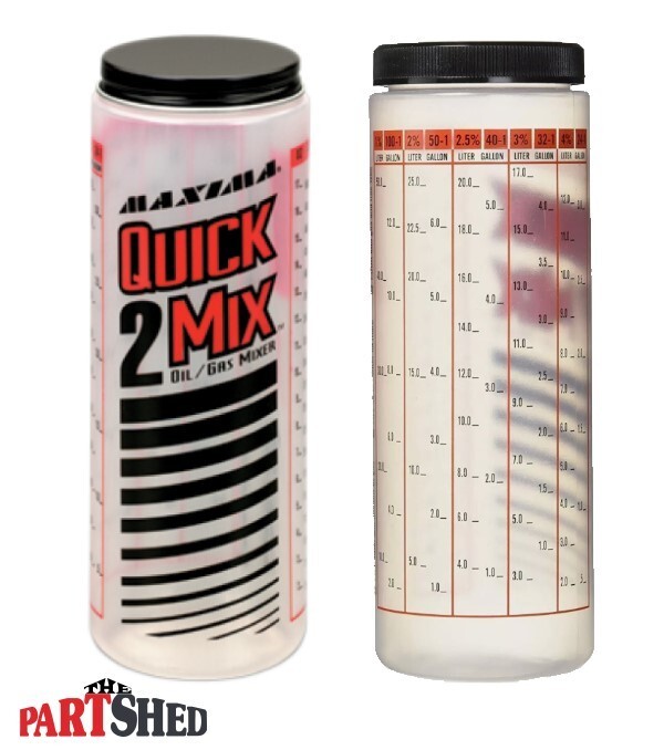 2 Pack Maxima Pre Mix 2 Stroke Quick Mix Ratio Measuring Bottles