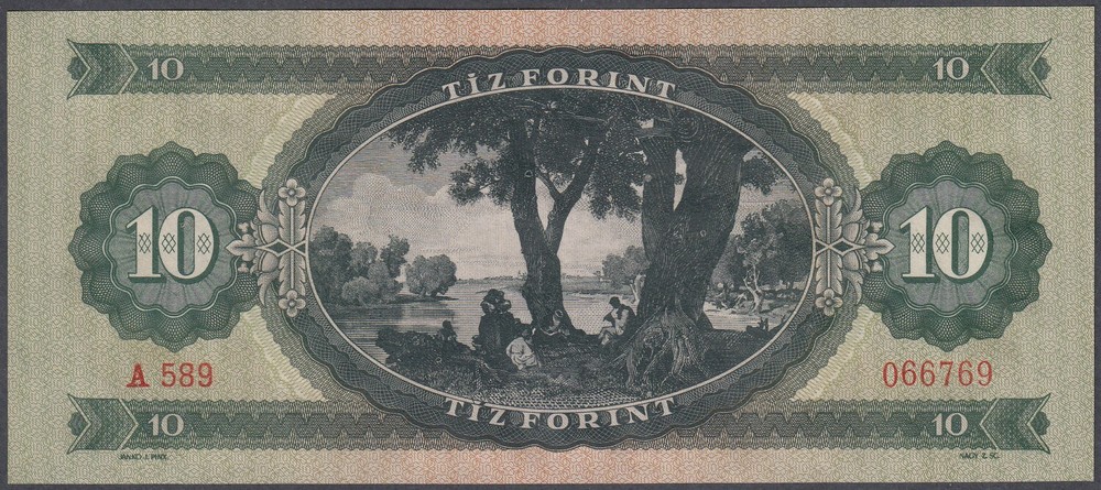 Hungary 10 Forint 1957 UNC