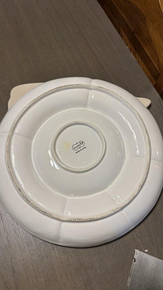Large mud pie serving Platter For Taco’s 14 In