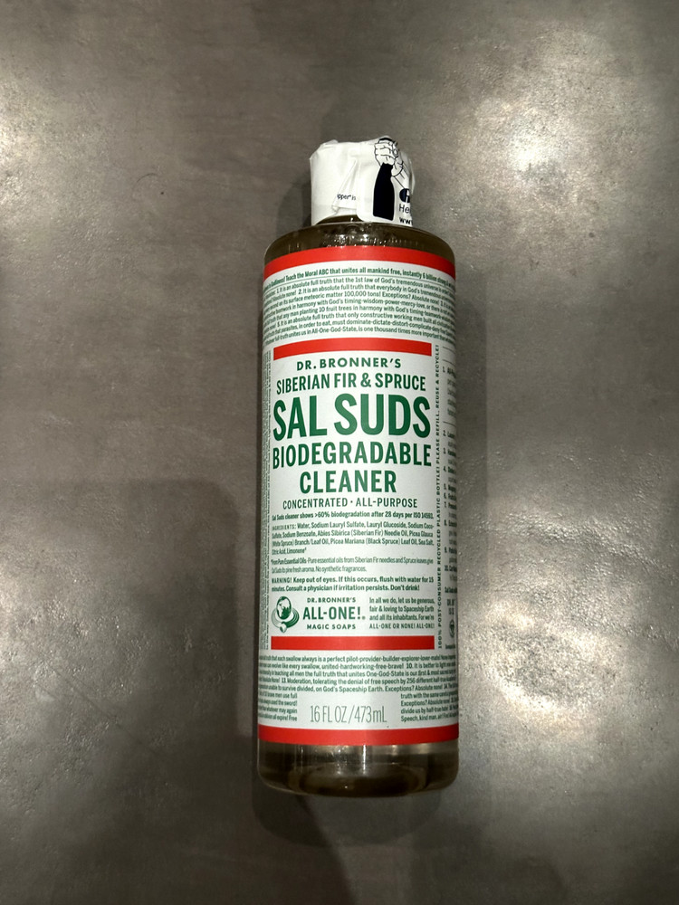 Dr. Bronner’s Sal Suds Biodegradable Cleaner – 16oz