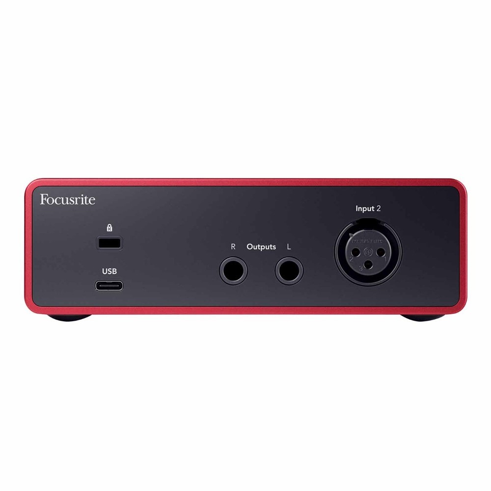 Focusrite Scarlett Solo Studio Interface Bundle w Microphone, Headphones & Stand