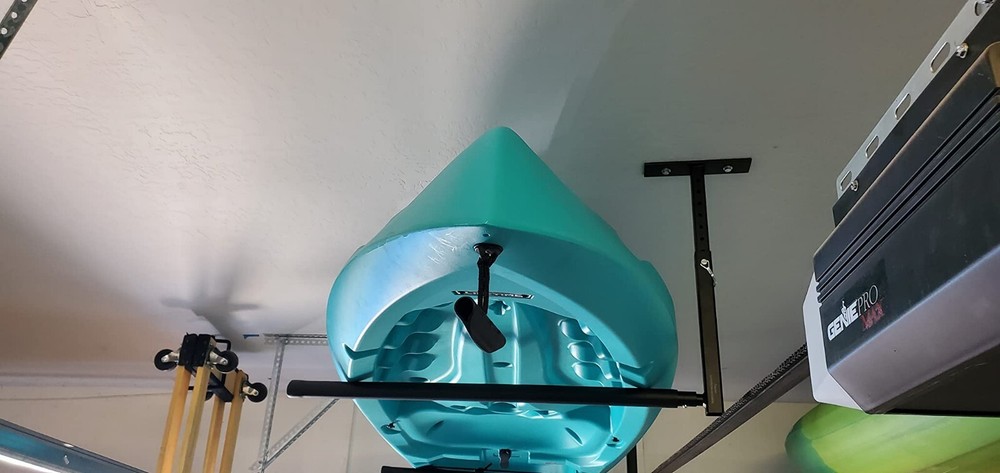 75lbs Single Kayak Ceiling Rack Surfboard Storage Overhead Garage Hanging System