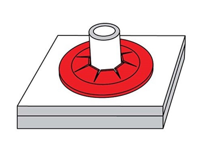 Partially Threaded 5/8" Push-On Pushnut - Secure Attachment for Carts - 2-Pack