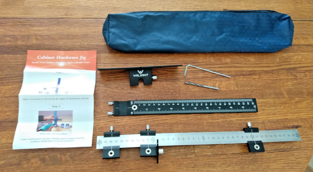 VALIANT Cabinet Hardware Jig Set and Case