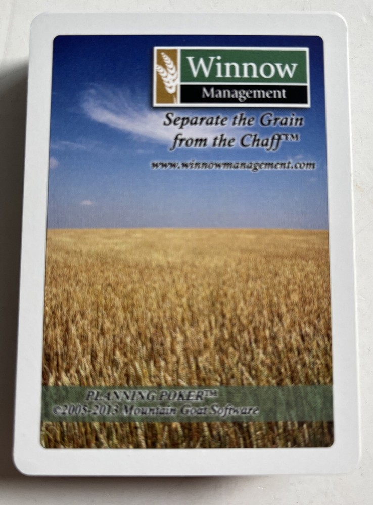 Winnow Management 2005-2013 Mountain Software Playing Card Set