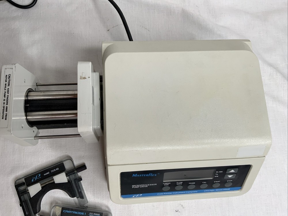 MasterFlex Cole-Palmer 7524-10 Microprocessor Pump Drive W/ Cartridge Pump